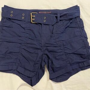 No Boundaries Navy Cargo Shorts with Belt